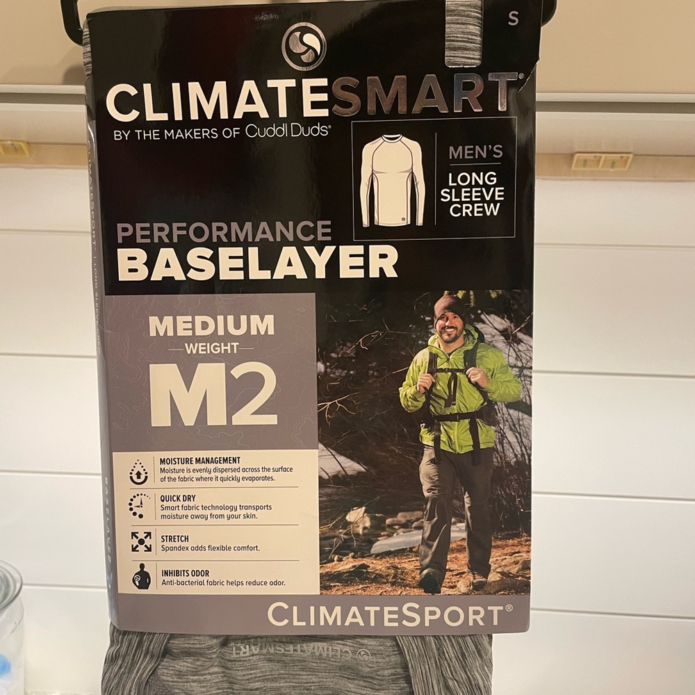 Climate smart Medium Weight Long Sleeve Crew